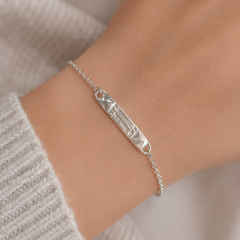 Pulsera Atlante - Plata de Ley