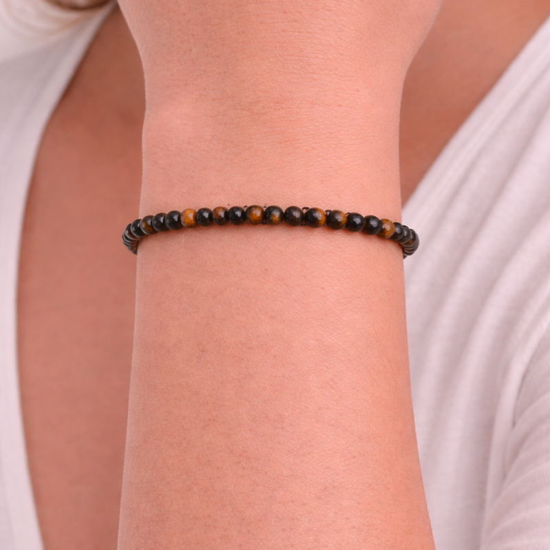 Pulsera Ojo Halcón 4 mm