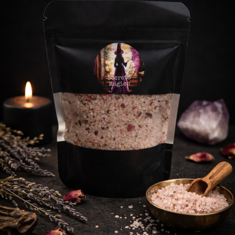 Sal de Bruja Rosa "Secreto Mágico" 90gr