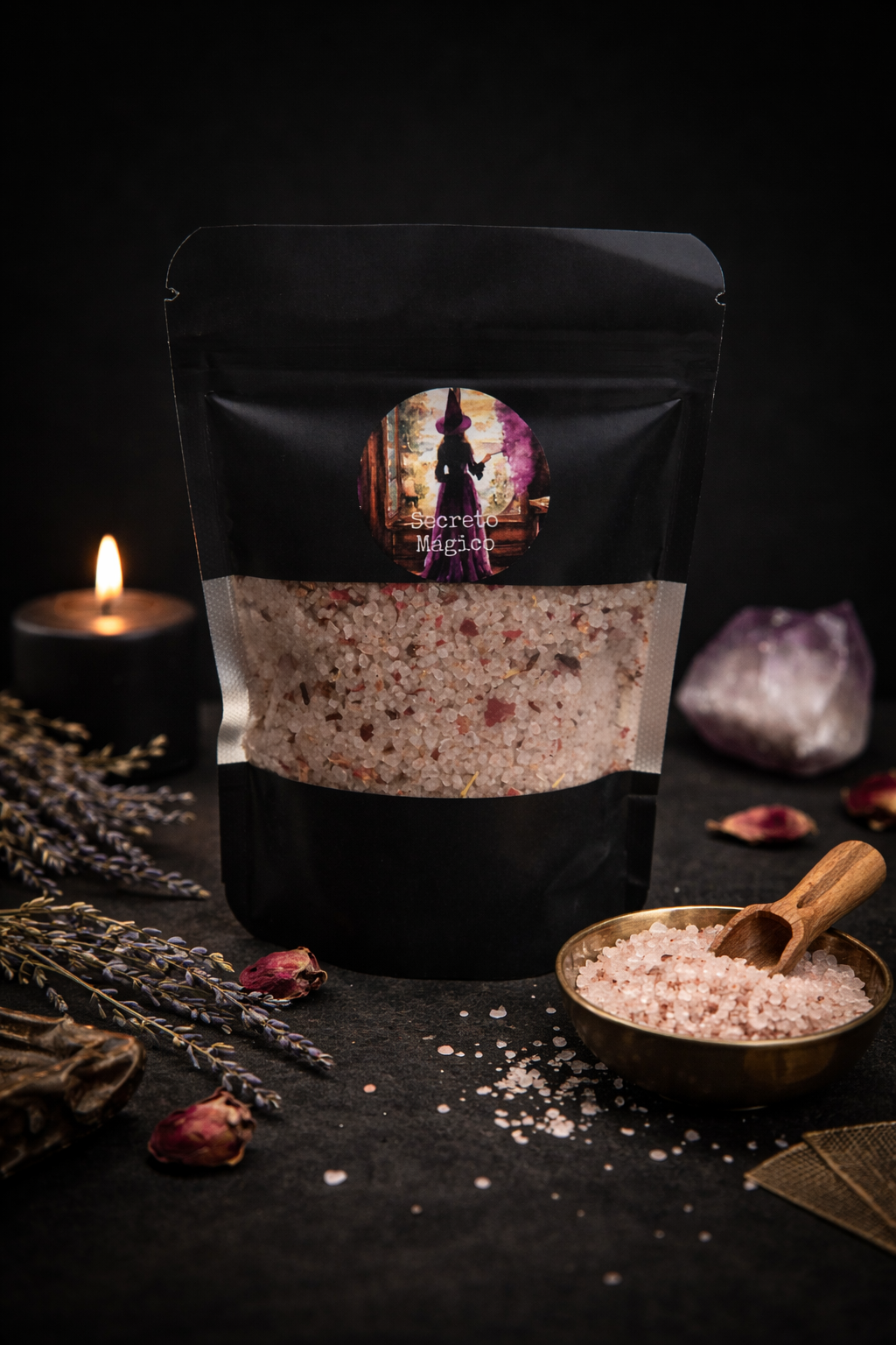 Sal de Bruja Rosa "Secreto Mágico" 90gr