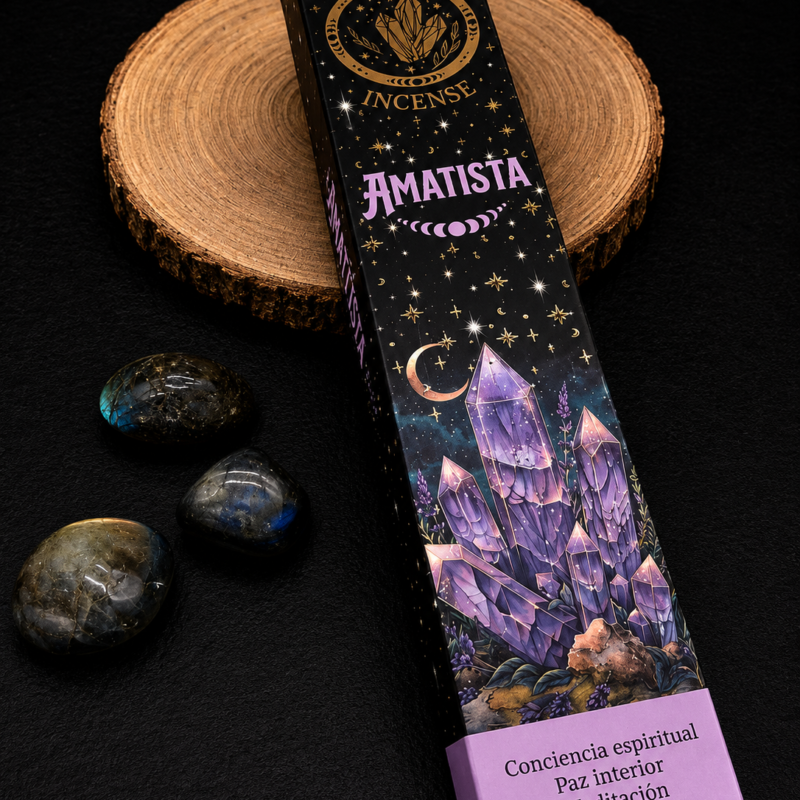 Incienso HD Crystal Magic Amatista