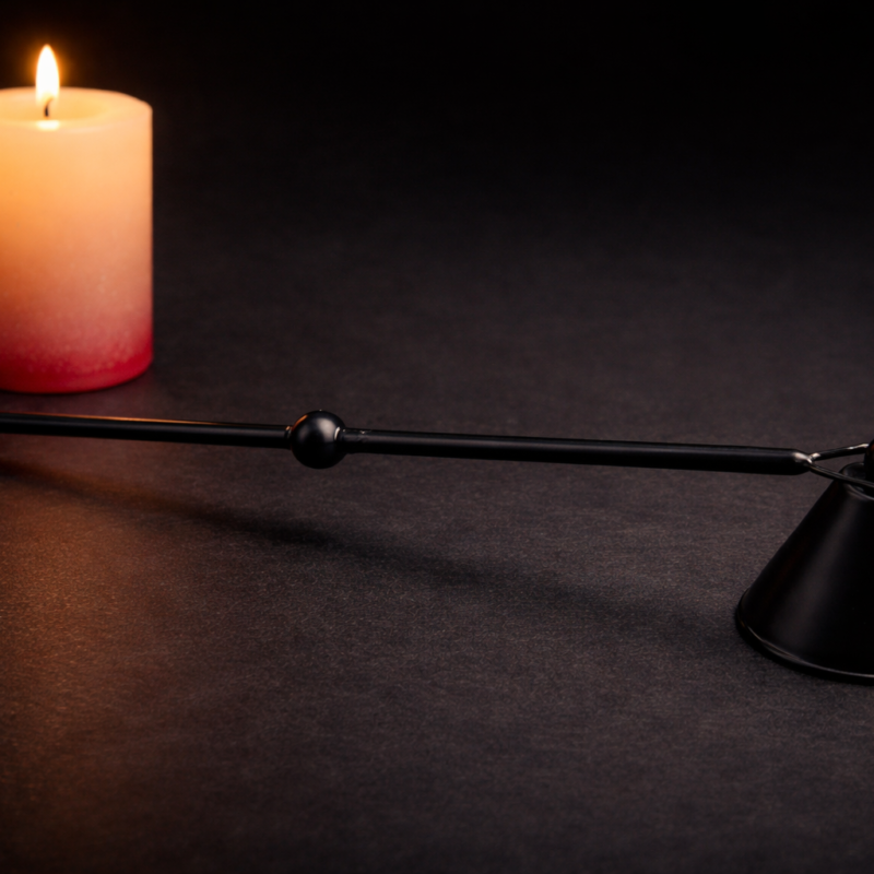 Apaga Velas de Hierro Negro