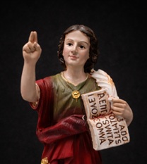 Figura San Pancracio (5 x 5 x 13 cm)