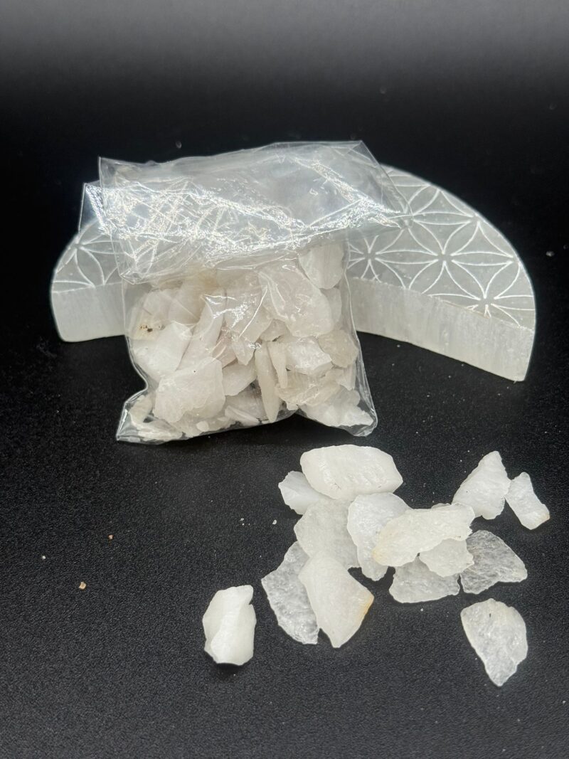Virutas de Cuarzo Lechoso (60gr)