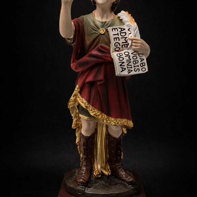 Figura San Pancracio (12 x 10 x 31 cm)