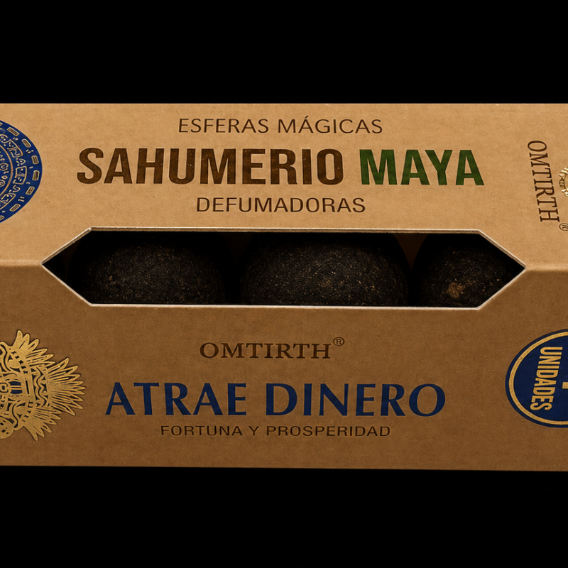 Bombitas x 4 Sahumerio Maya - Atrae Dinero