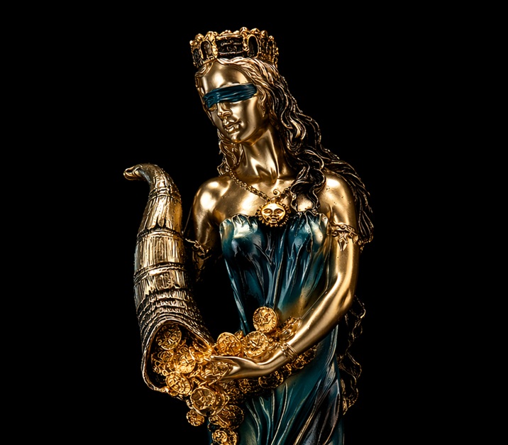 Diosa de la Fortuna Azul - 26 cm