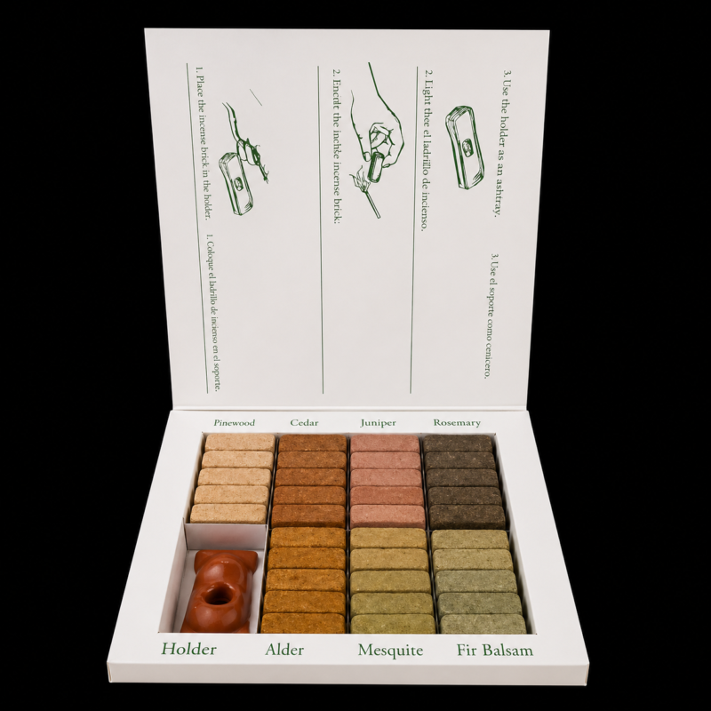 Pack de Inciensos Ladrillo 7 Maderas Himalaya