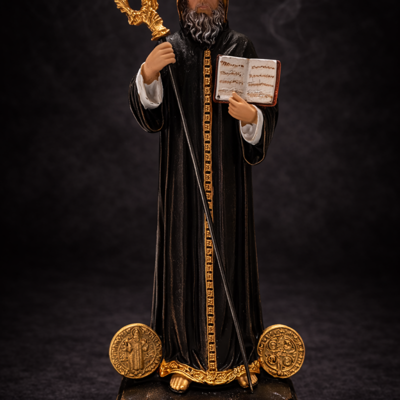 Figura de San Benito - 15 cm
