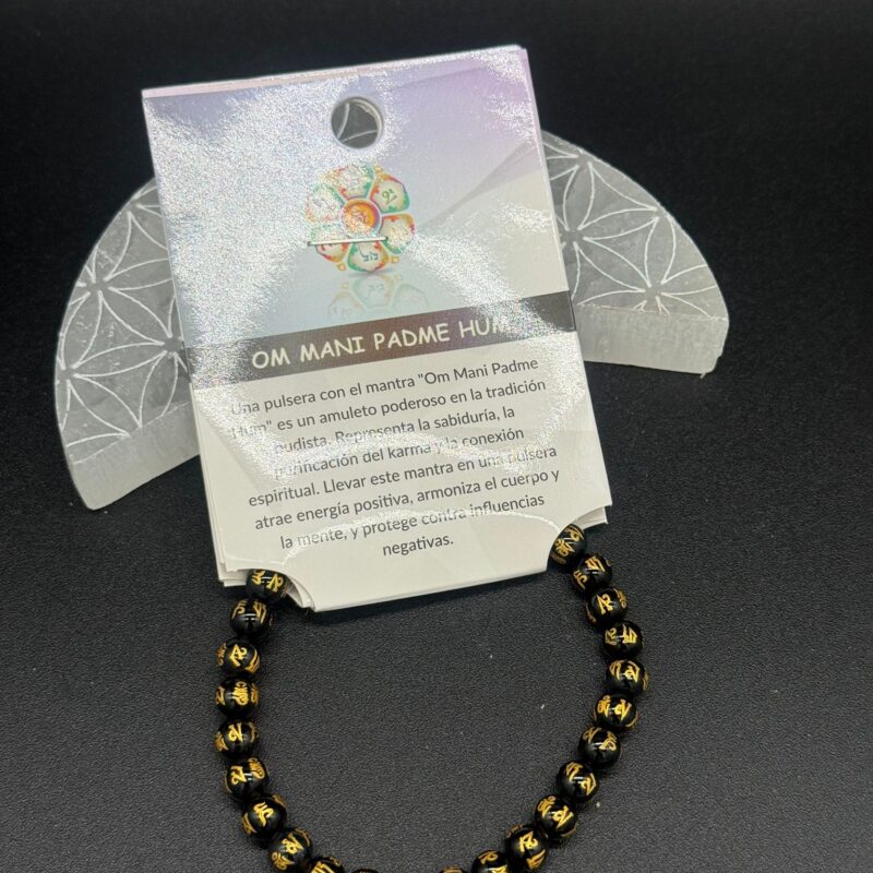 Pulsera Con El Mantra Om Mani Padme Hum
