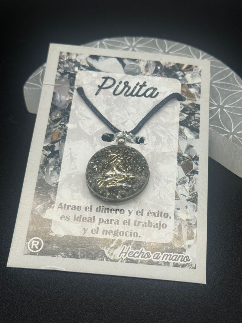 Colgante Orgonita Pirita