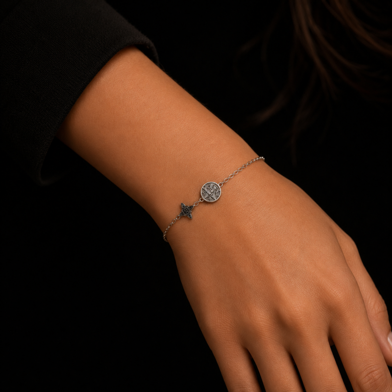 Pulsera Doble Protección (Mod 2) - Acero Inoxidable