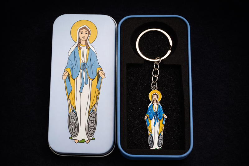 Llavero Virgen de la Milagrosa - La Casa de Zeus y Arión