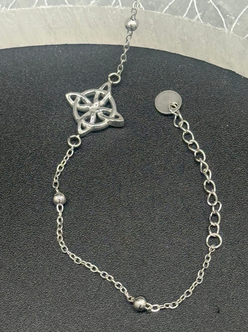 Pulsera Nudo de Bruja Acero (Mod 3)