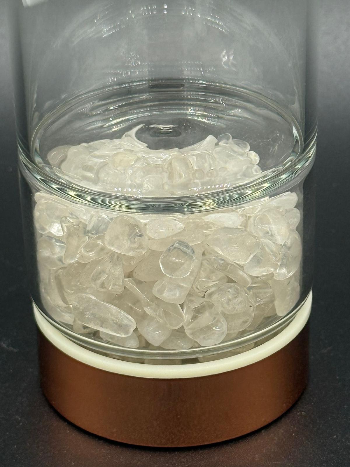 Botella con Infusor de Té y Cuarzo Blanco - Imagen 2