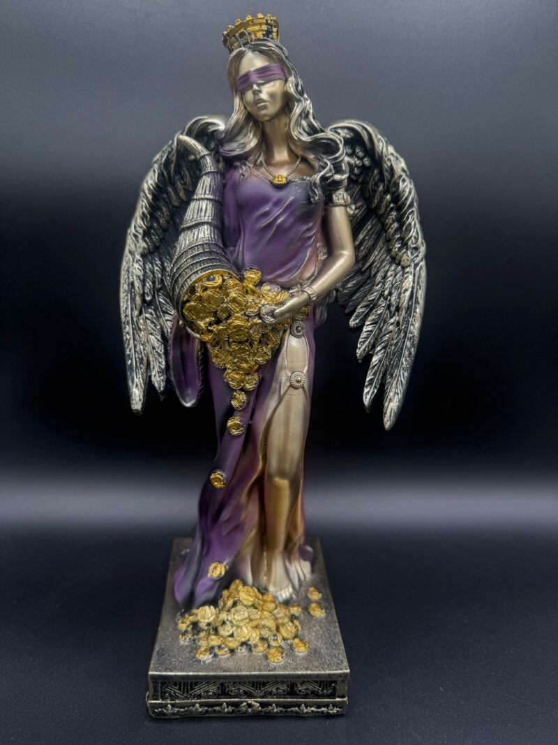 Diosa de la Fortuna Alas Morada (35cm) - Imagen 2
