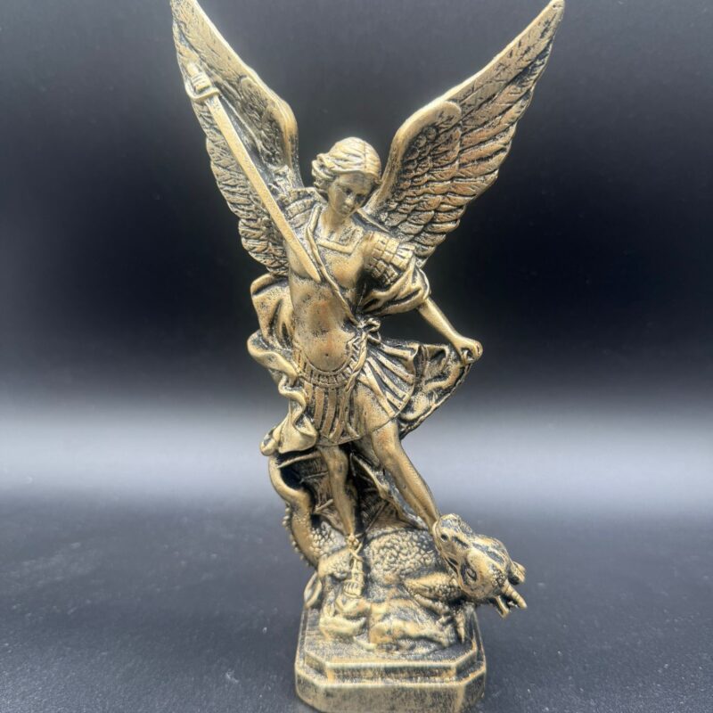 Arcángel San Miguel Bronce (20cm)
