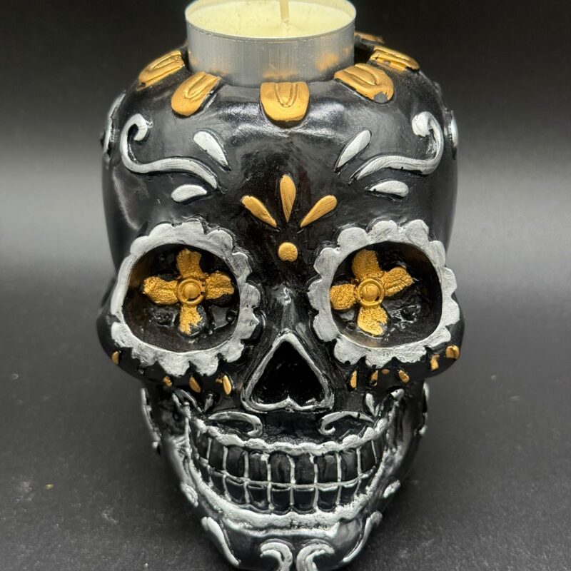 Portavelas Catrina Negra