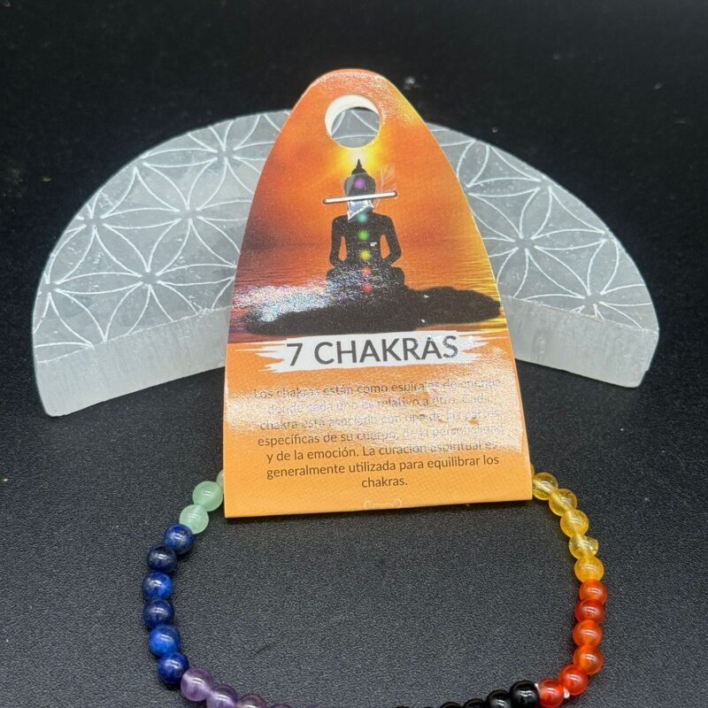Pulsera 7 Chakras 4mm