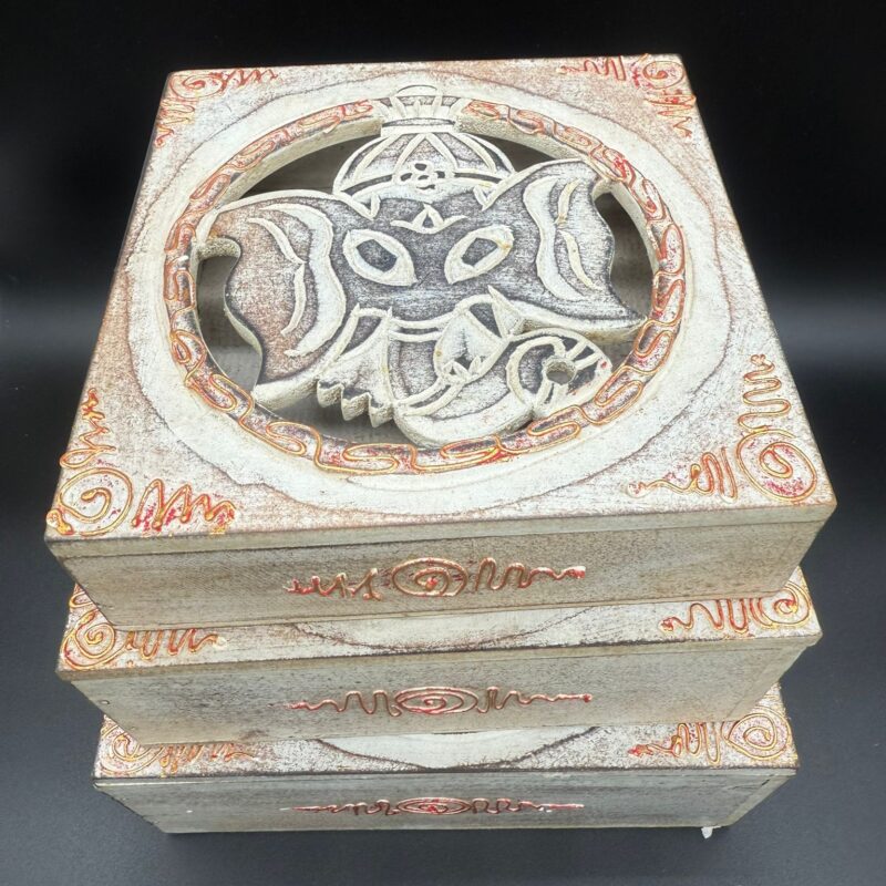 Pack 3 Cajas de Madera Ganesha