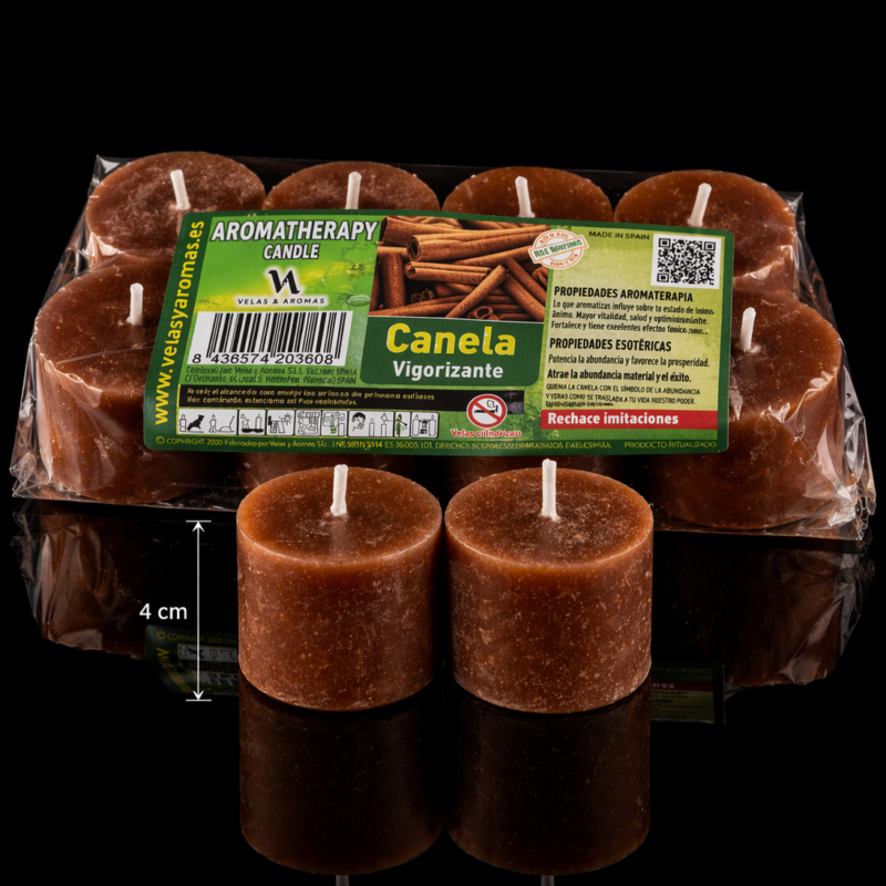 Pack Velas Aroma Canela (8 Unidades)