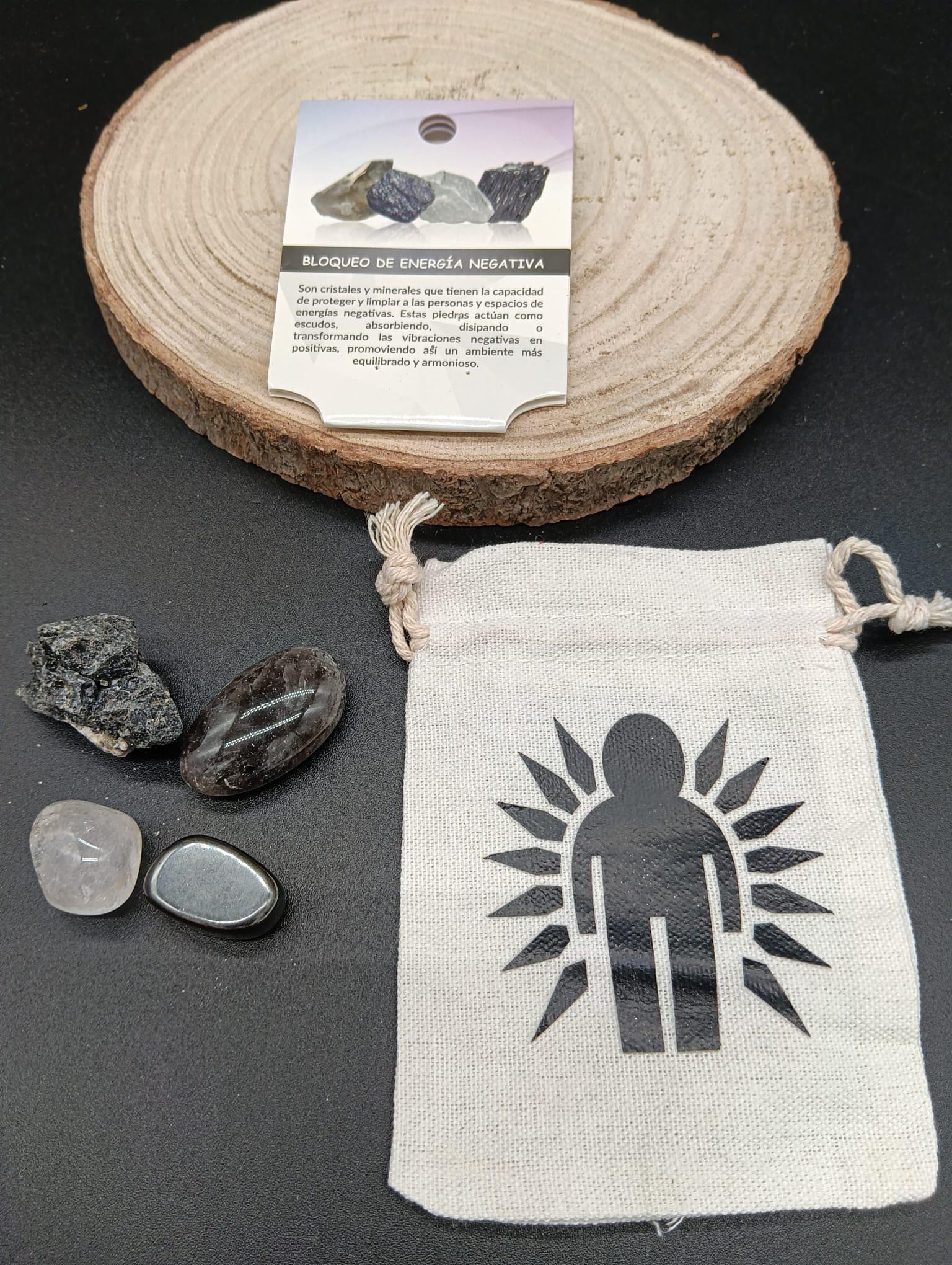 Juego de Piedras - Bloqueo Energía Negativa