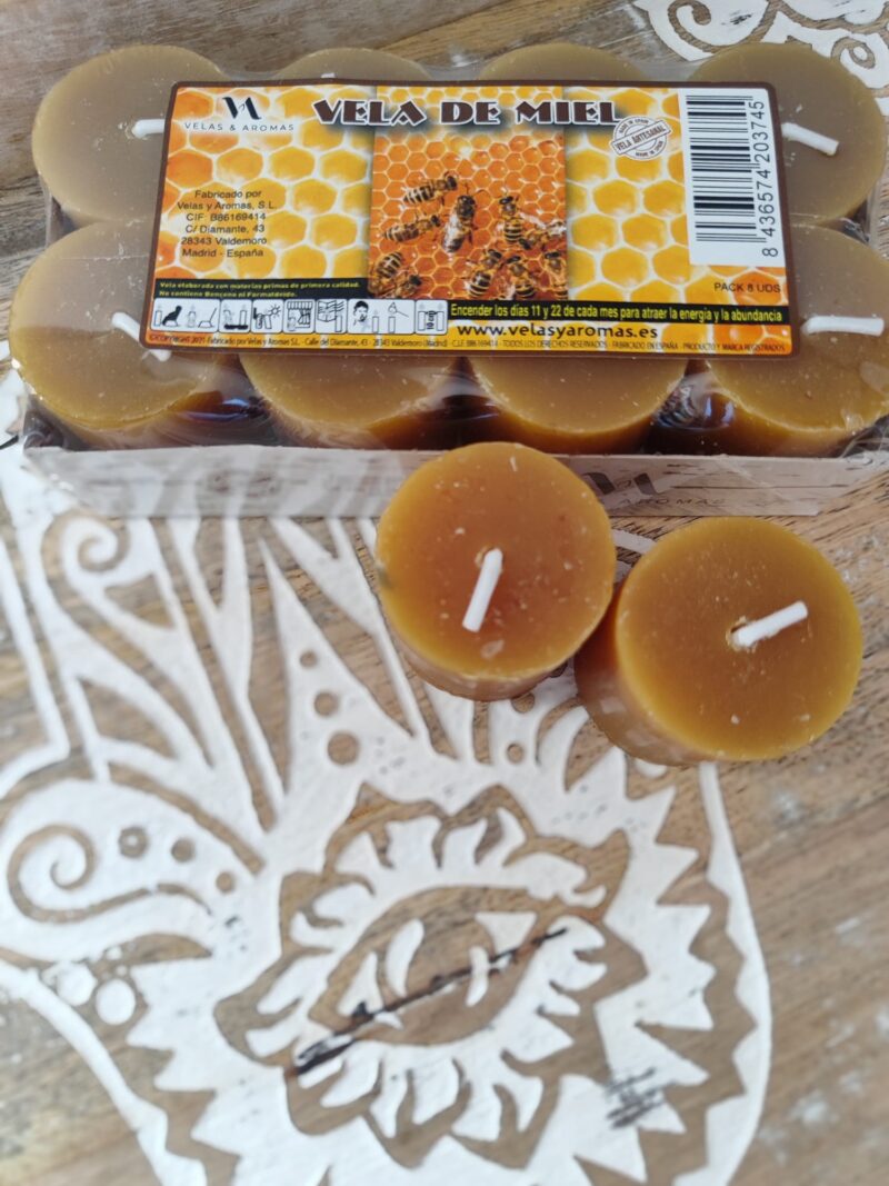 Vela de Aroma a Miel 1 Unidad