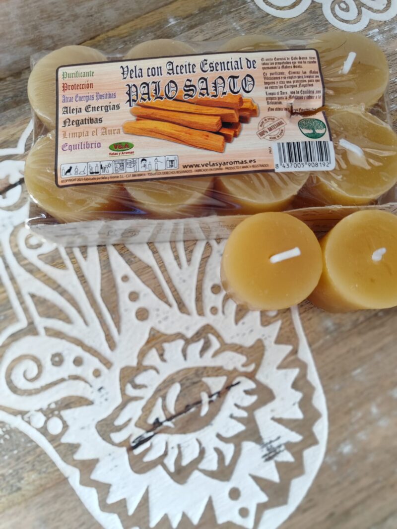 Vela de Aroma a Palo Santo 1 Unidad