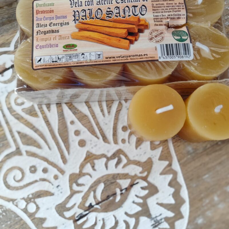 Vela de Aroma a Palo Santo 1 Unidad