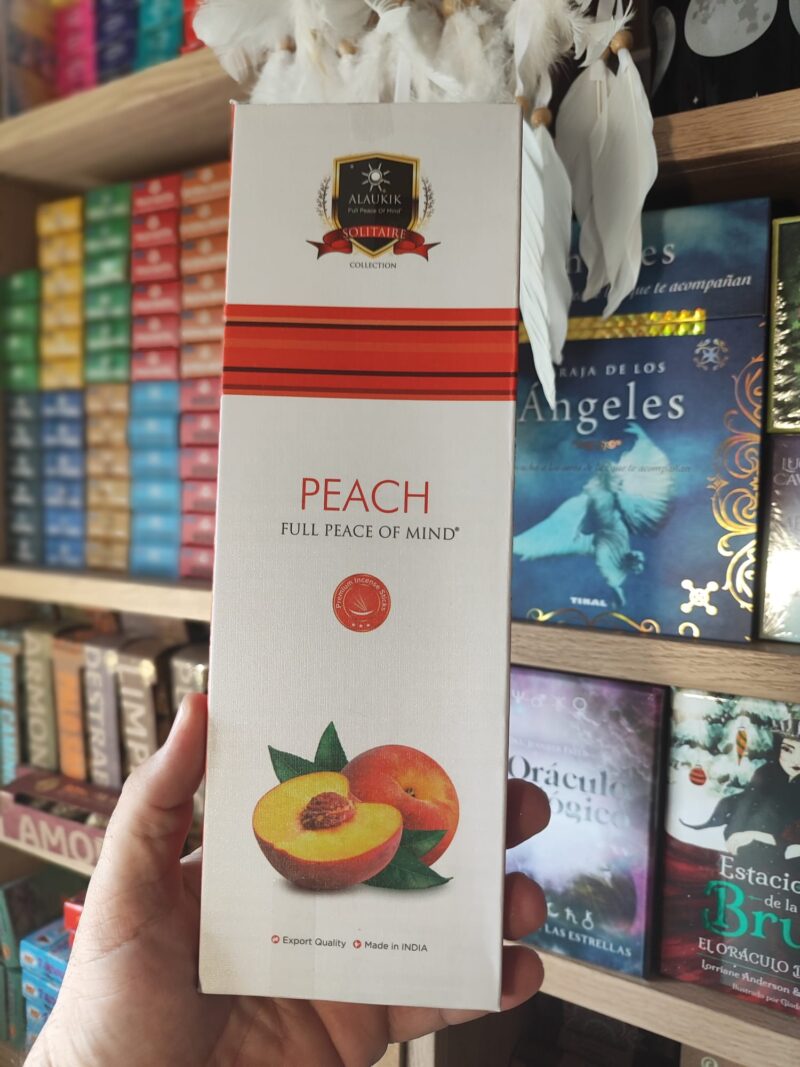 Incienso Melocotón Alaukik 90gr