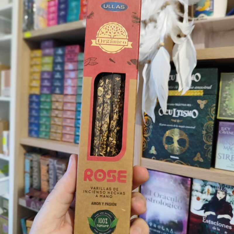 Incienso ULLAS Orgánico Aroma Rosas