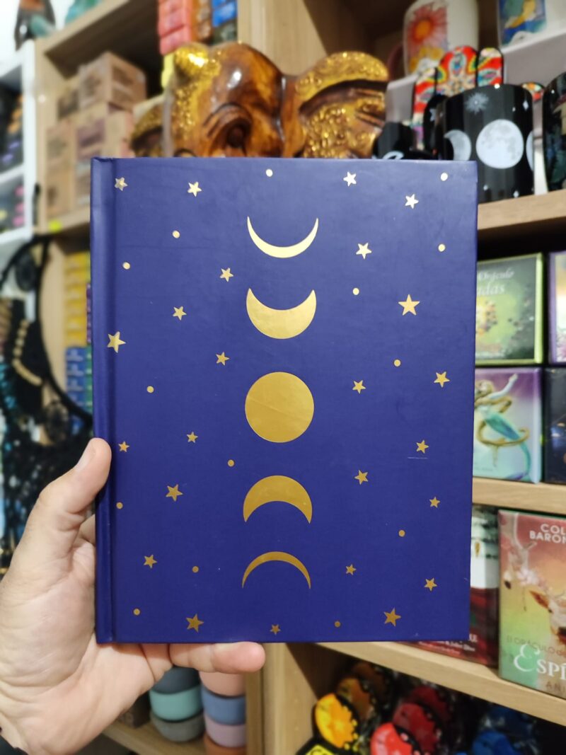 Cuaderno Fases Lunares Azul