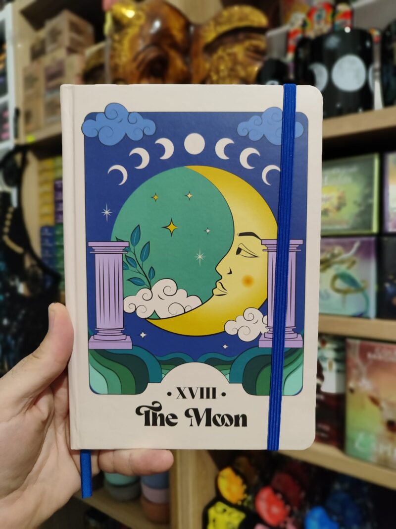 Cuaderno A5 Luna Celestial Blanco