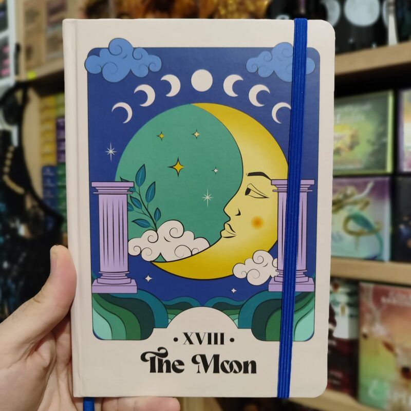 Cuaderno A5 Luna Celestial Blanco