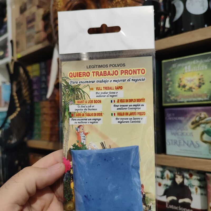 Legítimos Polvos Quiero Trabajo Pronto (Para conseguir trabajo de manera rápida)