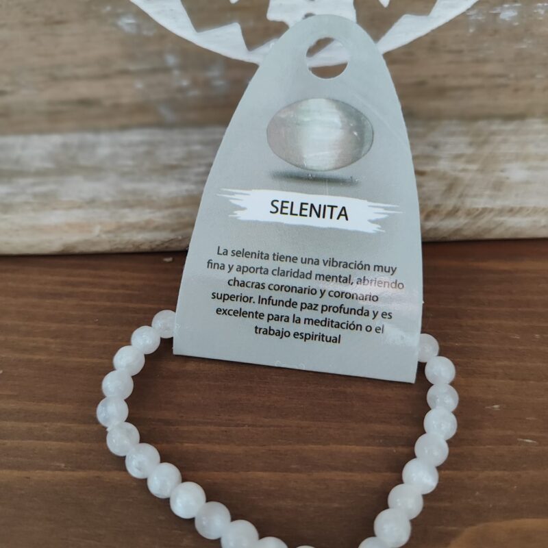 Pulsera de Selenita (5mm)