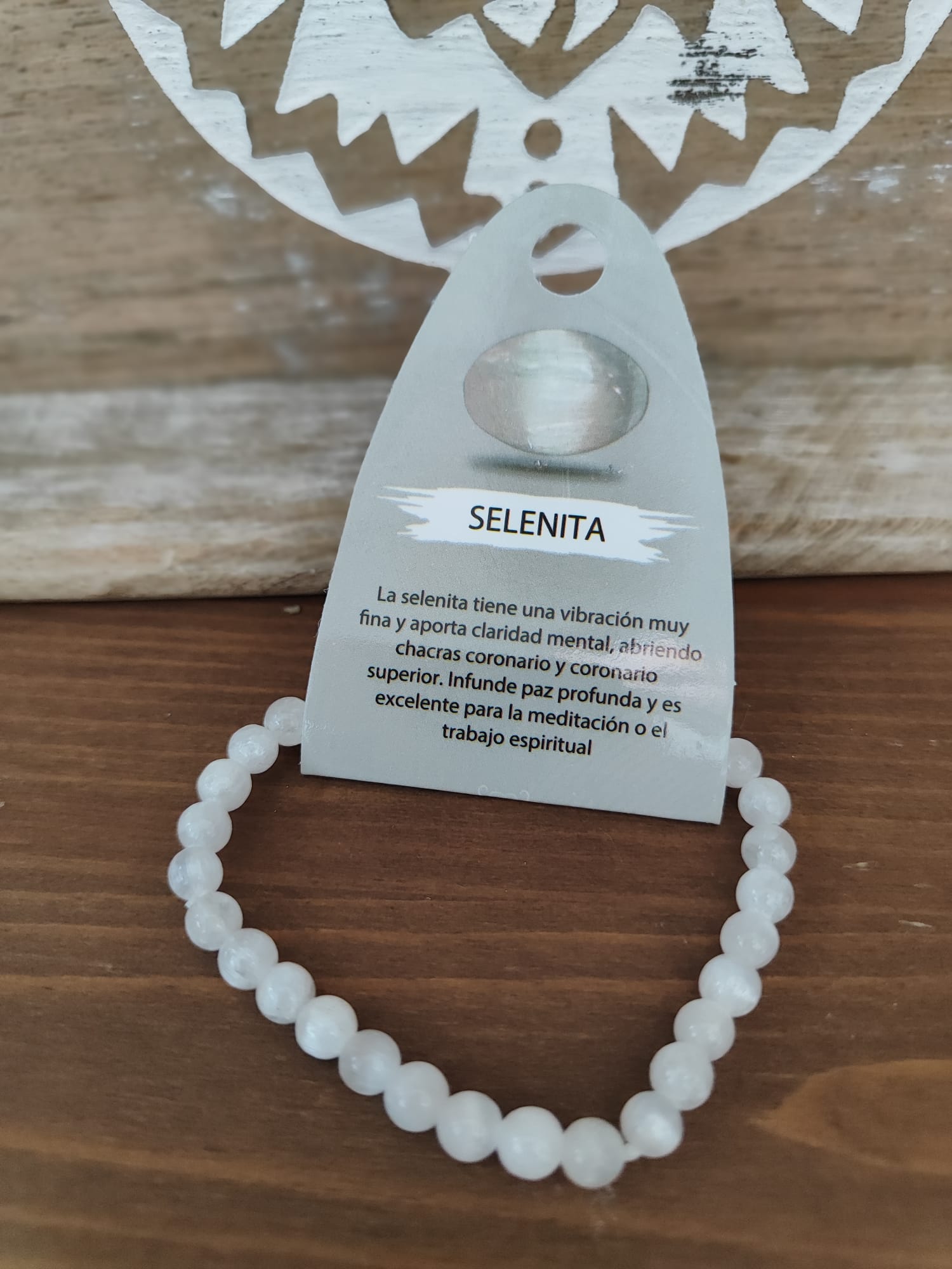 Pulsera de Selenita (5mm)