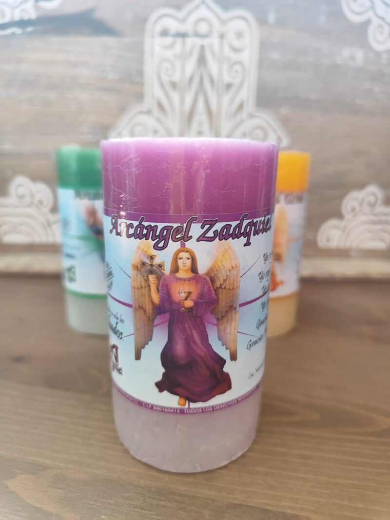 Velón Arcángel Zadquiel; Transmutación y Sanación