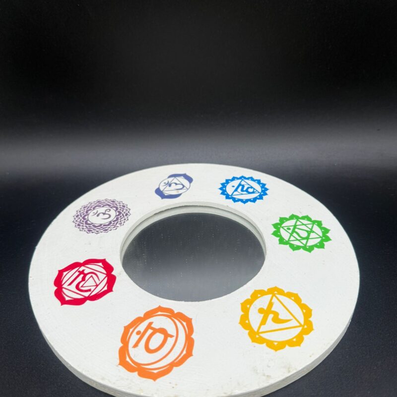 Espejo de Madera 7 Chakras