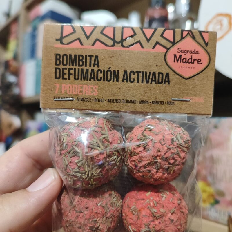 Bombita x 4 - 7 Poderes(bolsita) Sagrada MAdre