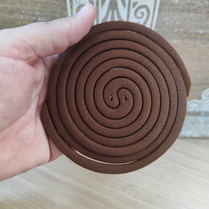 Incienso Espiral Aroma Canela y Limón (dos unidades)