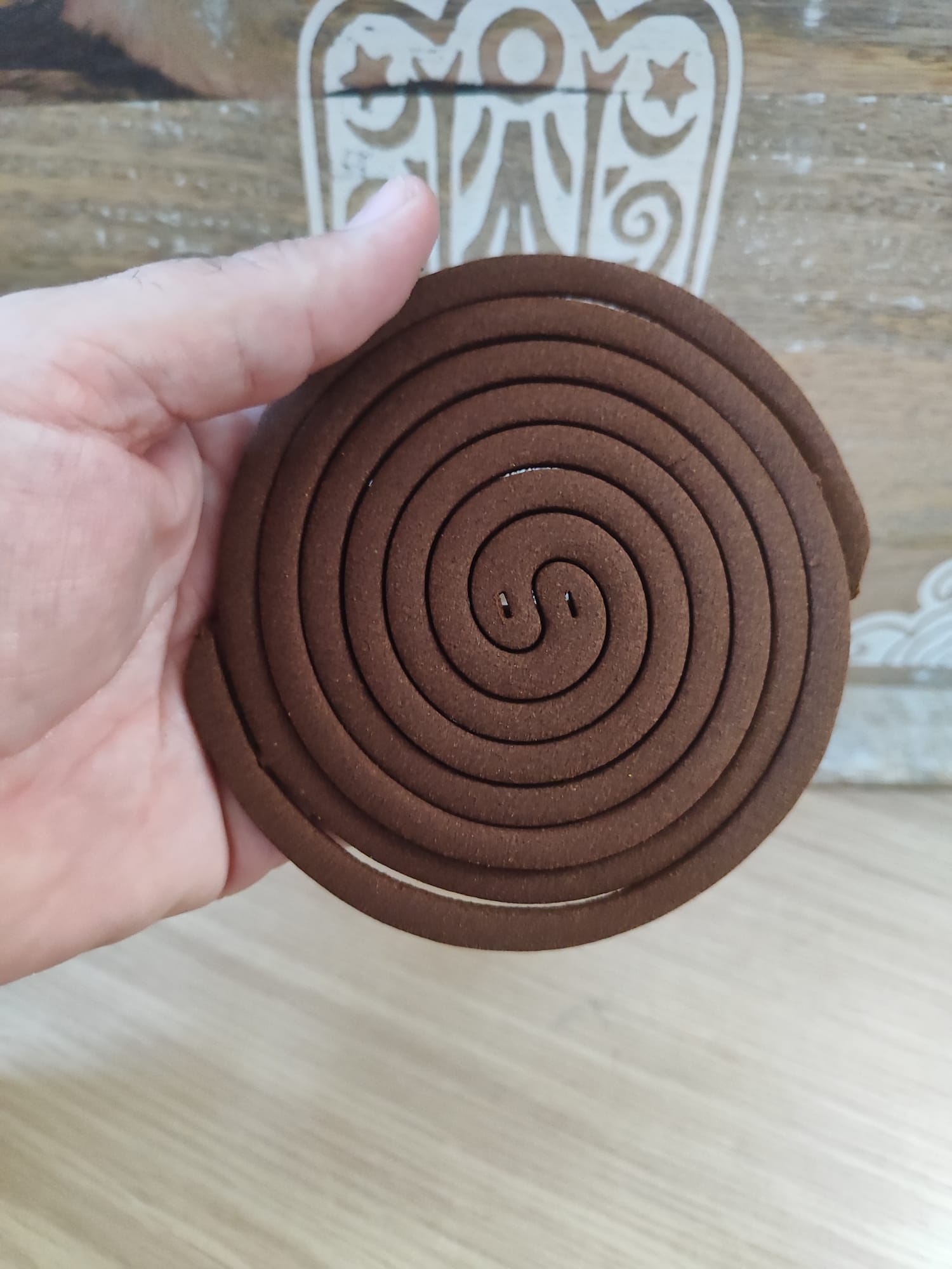 Incienso Espiral Aroma Canela y Limón (dos unidades)