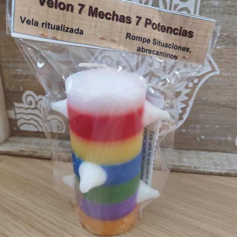 Velón 7 Mechas 7 Potencias