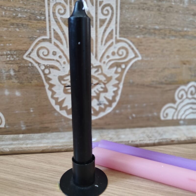 Vela Bujía Negra