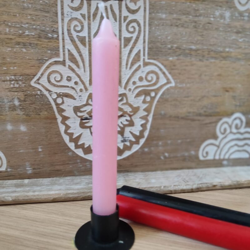 Vela Bujía Rosa (1 unidad)