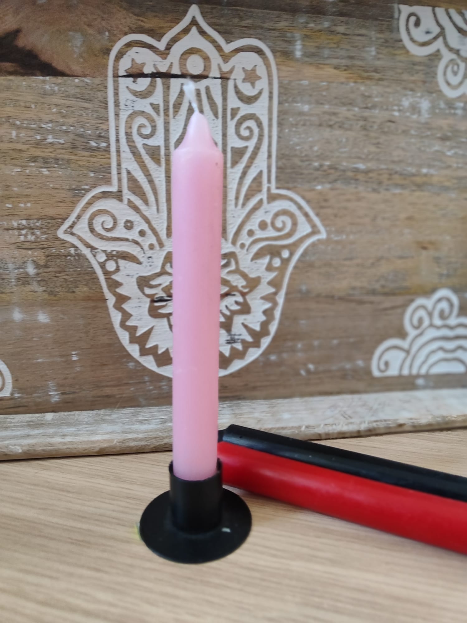 Vela Bujía Rosa (1 unidad)