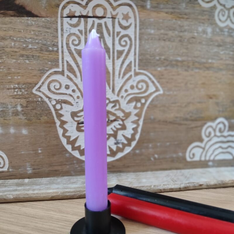 Vela Bujía Morada