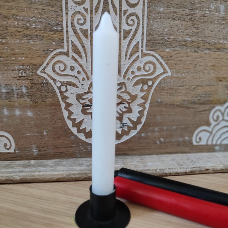 Vela Bujía Blanca (1 unidad)