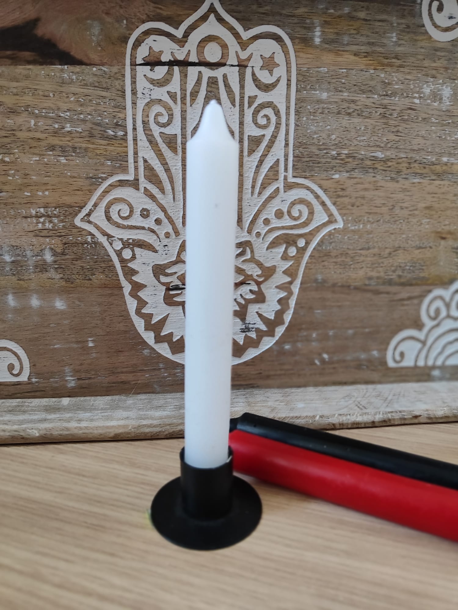 Vela Bujía Blanca (1 unidad)