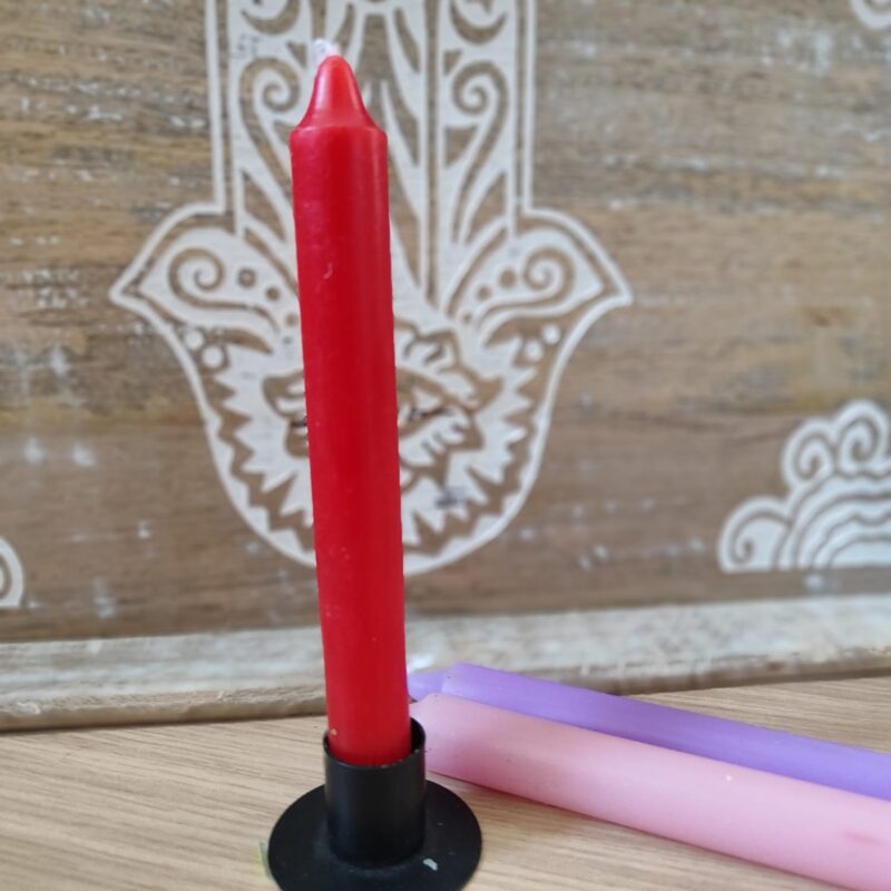 Vela Bujía Roja